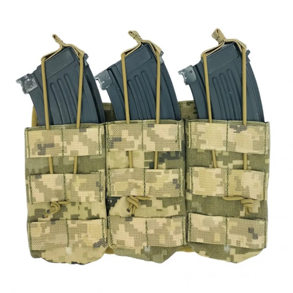 Підсумок під три магазини АК типу FAST - укрпіксель, ММ14 [Grad Gear]